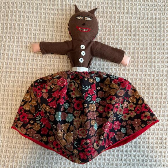 Handmade Little Red Riding Hood Topsy Turvy Doll Pretend Play StoryTime Library - Picture 7 of 10